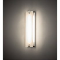 Meyda Tiffany 235774 Akranes 18" Tall Led Wall Sconce - Chrome