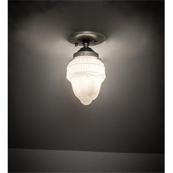 Meyda 236911 5 in. Wide Colonnade Semi-Flushmount Ceiling Fixture