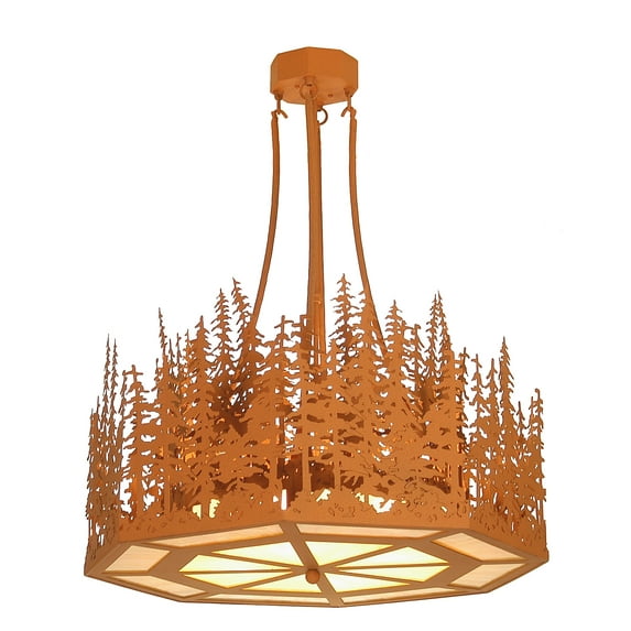 Meyda Tiffany 23734 4 Light 30" Wide Pendant - Earth