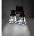 thumbnail image 1 of Meyda Tiffany 238498 Prairie Wheat 2 Light 11" Tall Wall Sconce - MultiColor, 1 of 1