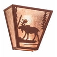 thumbnail image 1 of Meyda Tiffany 23946 Moose Creek 2 Light 12" Tall Wall Sconce - Rust, 1 of 2