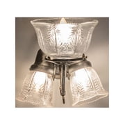 Meyda Tiffany 240031 Revival 3 Light 12" Tall Wall Sconce - Grey