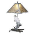 thumbnail image 1 of Meyda Tiffany 24231 Sportsman Fishing Table Lamp From The Fish Du Jour Collection - Silver, 1 of 2