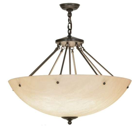Meyda Tiffany 242524 8 Light 30" Wide Pendant - Bronze