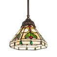 thumbnail image 1 of Meyda Tiffany 244867 8" Wide Mini Pendant - MultiColor, 1 of 7