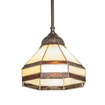 Meyda Tiffany 244869 8" Wide Mini Pendant - MultiColor