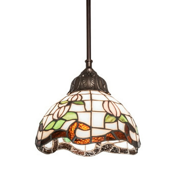 Meyda Tiffany 248596 7" Wide Mini Pendant - MultiColor