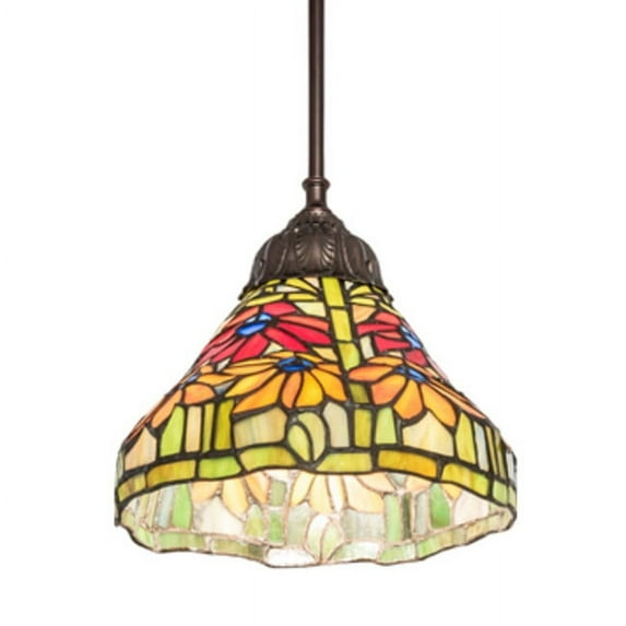 Meyda Tiffany 248597 8" Wide Mini Pendant - MultiColor