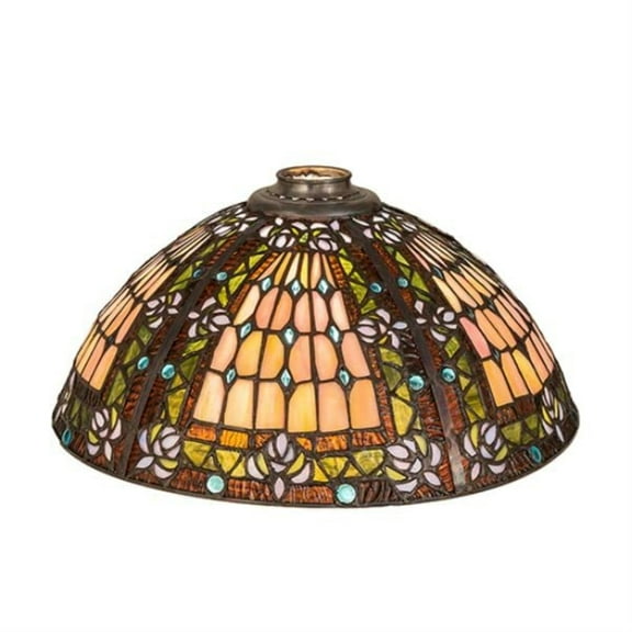 16" Wide Fleur-de-lis Shade