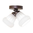 thumbnail image 1 of Meyda Tiffany 254394 Puffy Rose 2 Light 12" Wide Semi-Flush Ceiling Fixture - MultiColor, 1 of 7