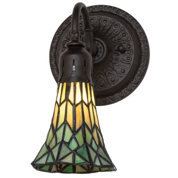 Meyda Tiffany 260486 10" Tall Wall Sconce - Bronze
