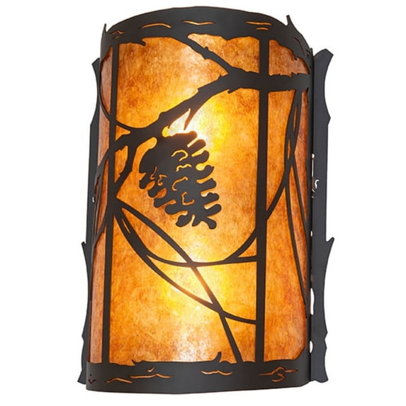 Meyda Tiffany 261021 2 Light 14" Tall Wall Sconce - Bronze