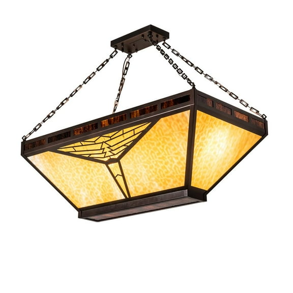 Meyda Tiffany - 26306 - Three Light Floor Base - Floor Lamp - Mahogany Bronze-90pack