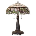 thumbnail image 1 of Meyda Tiffany 263212 Handel Grapevine 2 Light 26" Tall Buffet Table Lamp - MultiColor, 1 of 1