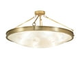 thumbnail image 1 of Meyda Tiffany 264383 Metro Fusion 6 Light 32" Wide Semi-Flush Bowl Ceiling Fixture - Brass, 1 of 7