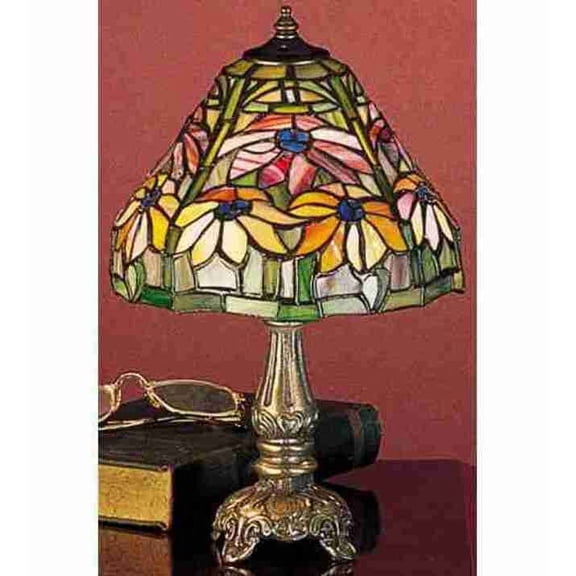 Meyda Tiffany - 26633 - One Light Mini Lamp - Poinsettia - Gyb Flame Orange-47pack