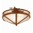 thumbnail image 1 of Meyda Tiffany 26874 Lone Kayak 2 Light 16" Wide Semi-Flush Ceiling Fixture - Rust, 1 of 2