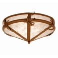 thumbnail image 1 of Meyda Tiffany 26875 Gecko 2 Light 16" Wide Semi-Flush Ceiling Fixture - Rust, 1 of 2