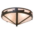 thumbnail image 1 of Meyda Tiffany 26880 16" W Canoe At Lake Flush Mount Ceiling Fixture - MultiColor, 1 of 2