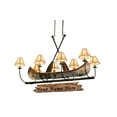 thumbnail image 1 of Meyda Tiffany 26965 Personalized Canoe 8 Light 48" Wide Linear Chandelier - Copper, 1 of 2