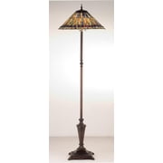 Meyda Tiffany 27561 Stained Glass / Tiffany Floor Lamp From The Jeweled Peacock Collection