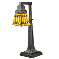 Meyda Tiffany - 27657 - One Light Desk Lamp - Prairie Corn - Ha Burgundy Beige-60pack