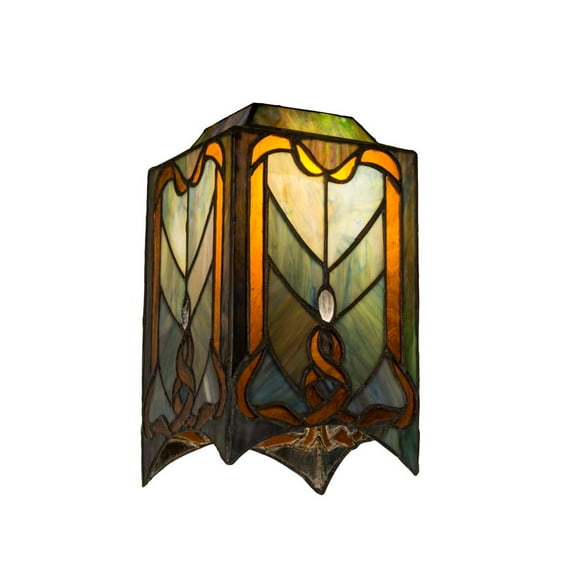 Meyda Tiffany 27845 Cottage Mission 10.5" Tall Lamp Shade
