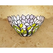 Meyda Tiffany 28496 Wisteria Wall Sconce, 14" Width