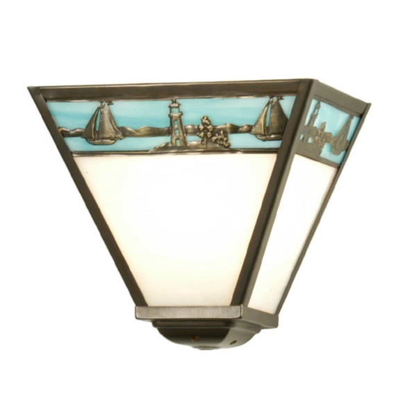Meyda Tiffany 29114 9" Wide 1 Light Wall Sconce - Brass