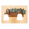 thumbnail image 1 of Meyda Tiffany - 29495 - Two Light Wall Sconce - Maple Leaf - Rust-121pack, 1 of 2
