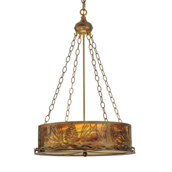 Meyda Tiffany 30168 4 Light 22" Wide Pendant - Copper