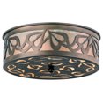 thumbnail image 1 of Meyda Tiffany 30854 Morning Glory 3 Light 16-1/2" Wide Flush Mount Drum Ceiling Fixture, 1 of 2