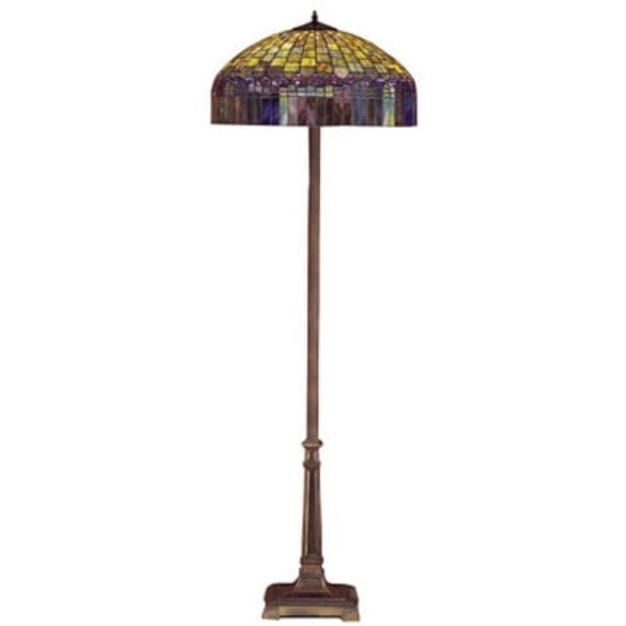 Meyda Tiffany 31120 Stained Glass / Tiffany Floor Lamp From The Tiffany Candice Collection