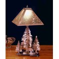 thumbnail image 1 of Meyda Tiffany 32592 Wolf In The Woods Table Lamp From The Old Forge Collection - Copper, 1 of 1