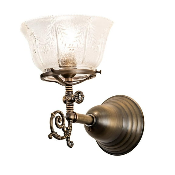Meyda Lighting 7.5" Wide Revival Gas & Electric Wall Sconce