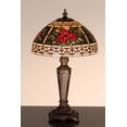 thumbnail image 1 of Meyda Tiffany - 37790 - One Light Accent Lamp - Roses & Scrolls - Pbnawg Flame Bai-75pack, 1 of 2