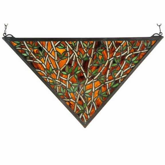 Meyda Tiffany 38472  Bamboo Stained Glass Window