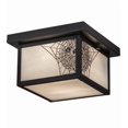 thumbnail image 1 of Meyda Tiffany 46307 Hyde Park Spider Web 14" Wide Flush Mount Square Ceiling Fixture -, 1 of 7