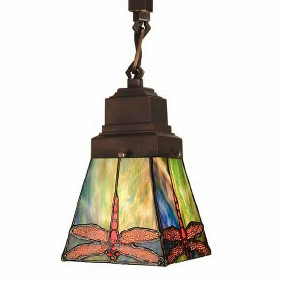 Meyda Tiffany 49102 Prairie 7" Wide Mini Pendant - MultiColor