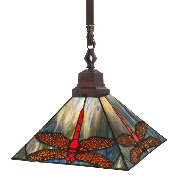Meyda Tiffany 49113 Prairie 14" Wide Pendant - MultiColor