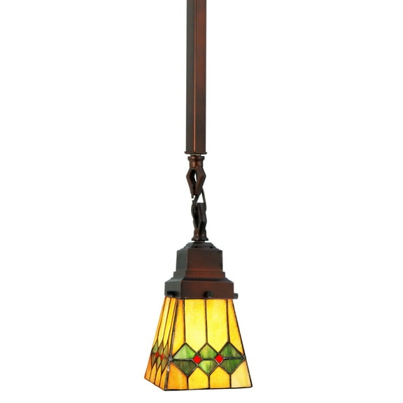 5"Sq Martini Mission Mini Pendant.609