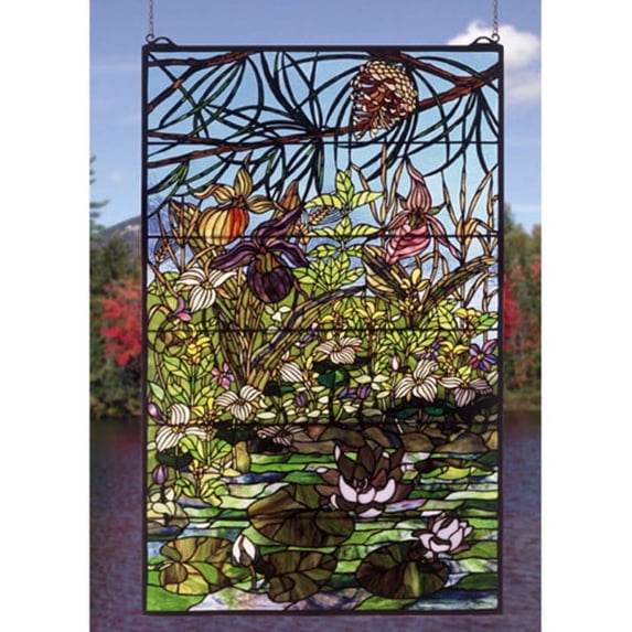 Meyda Tiffany 50563 Stained Glass Tiffany Window From The Classic Tiffany Collection -