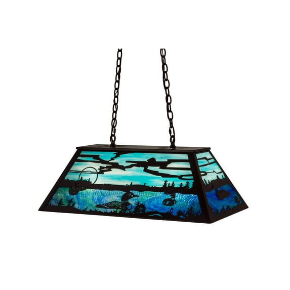 Meyda Tiffany 50666 Loon 6 Light 33" Wide Billiard Chandelier