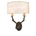thumbnail image 1 of Meyda Tiffany 50679 14.5" W Ranchero 2 Light Wall Sconce - Bronze, 1 of 5