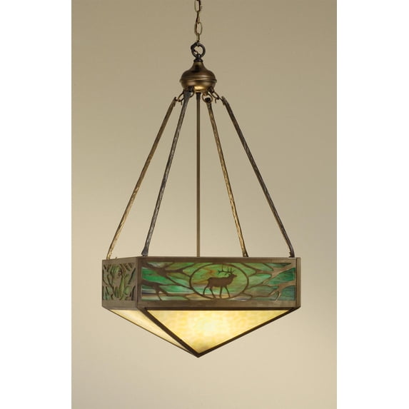 Meyda Tiffany 51230 3 Light 18" Wide Pendant - Copper