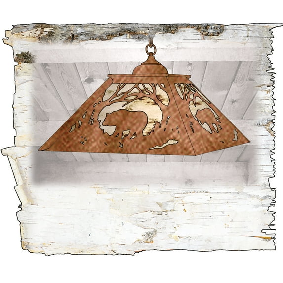 Meyda Tiffany 51489 2 Light 22-1/2" Wide Pendant - Copper