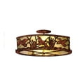 thumbnail image 1 of Meyda Tiffany 51499 Ducks In Flight 3 Light 16" Wide Semi Flush Drum Ceiling Fixture -, 1 of 6