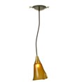 thumbnail image 1 of Meyda Tiffany 51843 Wilmington 9" Wide Mini Pendant - Timeless Bronze / Satin Brass, 1 of 2