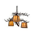 thumbnail image 1 of Meyda Tiffany 52350 Pine Branch 3 Light 25" Wide Chandelier, 1 of 3
