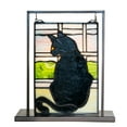 thumbnail image 1 of Meyda Lighting 10.5" High X 9.5" Wide Cat in Window Lighted Mini Tabletop Window, 1 of 2